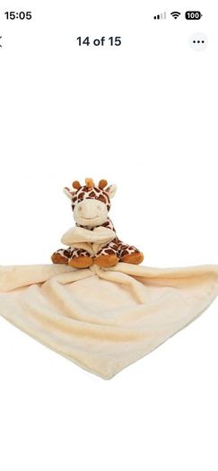 Baby shower gift Bing Bing Giraffe Rattle Blankie (Free shipping for all Ireland
