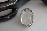 Silver Gemstone Ring