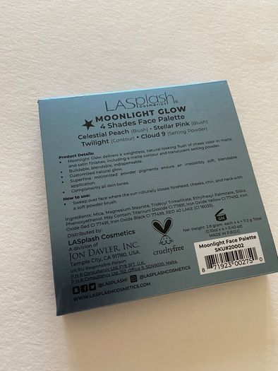 La splash moonlight glow face palette
