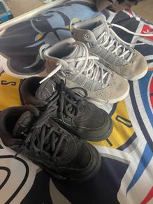 2 pairs of Nike Jordan trainers size 12uk