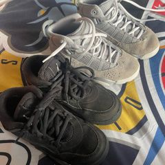 2 pairs of Nike Jordan trainers size 12uk