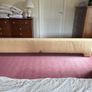 Pelmet with gold and burgundy trim Image 2