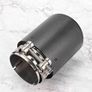 Car Exhaust tip, Carbon Fiber, 74-79mm Image 4