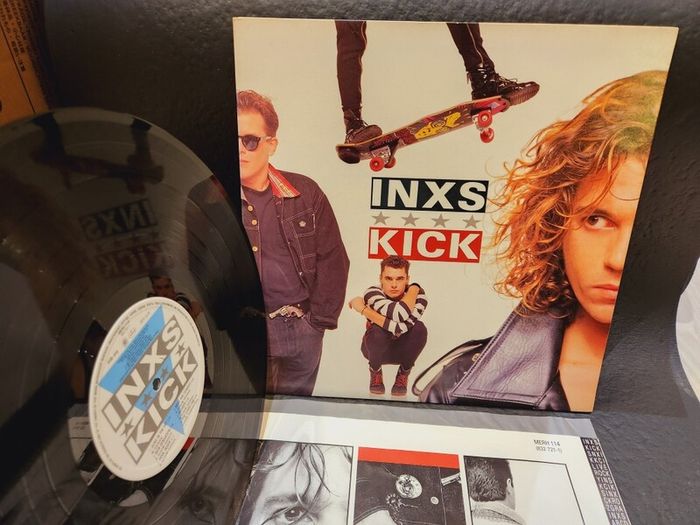 INXS Kick vinyl Record gatefold With Lyric sheet 'Excellent'