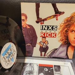 INXS Kick vinyl Record gatefold With Lyric sheet 'Excellent'