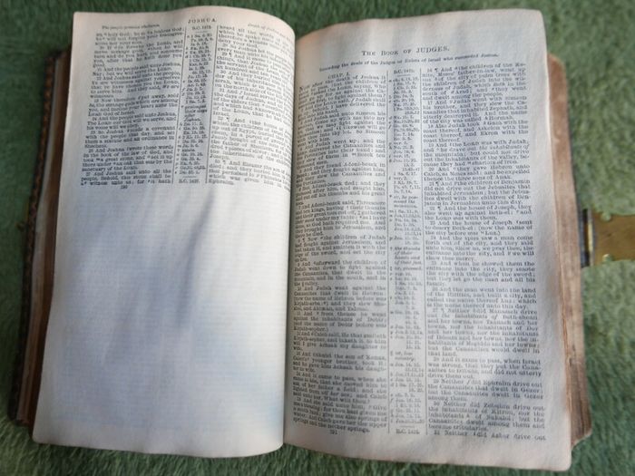 Antique 1852 Holy Bible New And Old Testaments