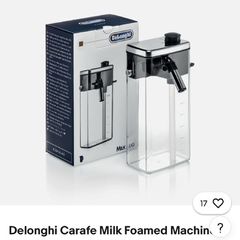 Delonghi bean to cup coffee machine milk jug carafe