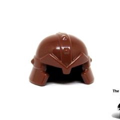 LEGO Castle Knights Dwarf Miner Minifigure Helmet Prototype Brown Unreleased Colour Very Rare And Hard To Find Set 61848