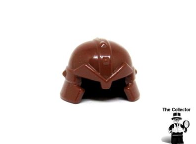 LEGO Castle Knights Dwarf Miner Minifigure Helmet Prototype Brown Unreleased Colour Very Rare And Hard To Find Set 61848