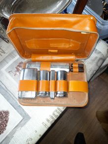 Beautiful Old 1950s Mens Travel Grooming Case, Postage Available or Collection on all my items