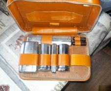 Beautiful Old 1950s Mens Travel Grooming Case, Postage Available or Collection on all my items