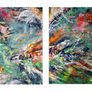 ArtH2O 2025 Breaking the Current Diptych Abstract Image 3
