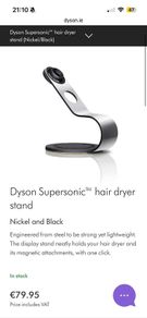 Dyson Supersonic hairdryer stand