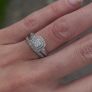 Engagement Ring & Matching Wedding Band Image 2
