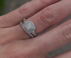 Engagement Ring & Matching Wedding Band