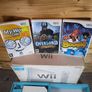 nintendo wii boxed with 3 games . Image 2