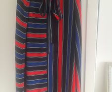 ladies  print belted skirt