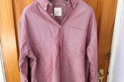Uniqlo red long sleeve shirt