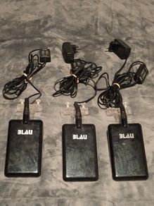 3x Aquarium LED Lights BLAU for marine tank + Mini controller