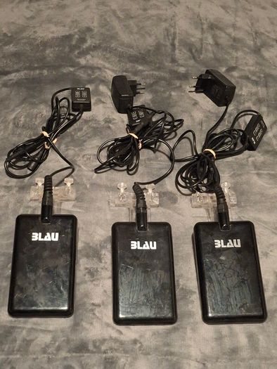 3x Aquarium LED Lights BLAU for marine tank + Mini controller