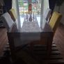 Stunning table and 4 leather chairs and matching units Image 2