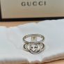 Gucci logo silver ring Image 4