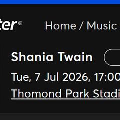 Shania Twain Tickets