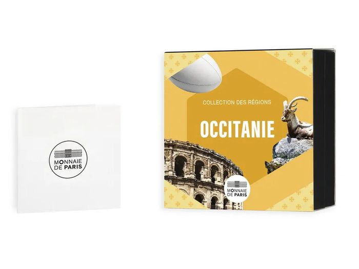 France 500 Euro Gold (.9999) Brilliant Uncirculated Coin 2026 - Occitanie - Collection of regions