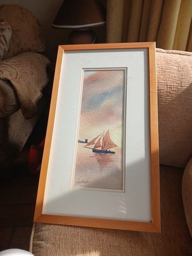 Sailing..Watercolour.