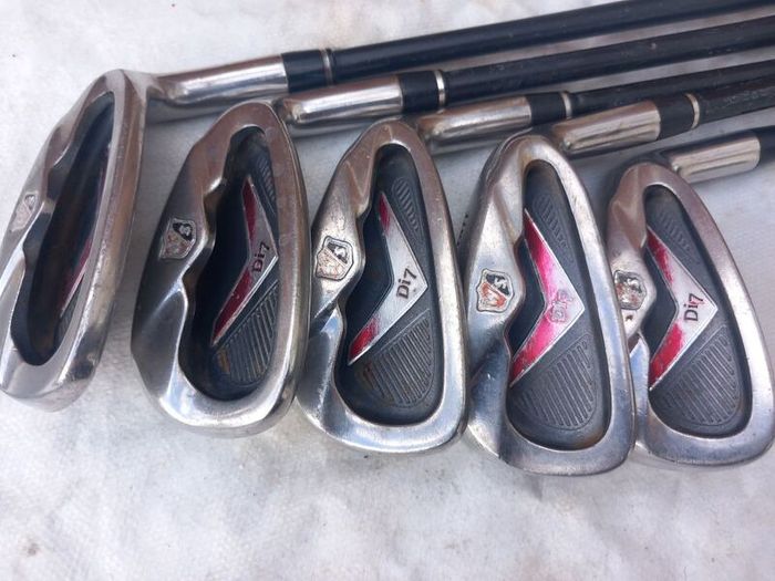 Wilson golf irons. Right handed clubs.