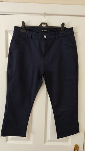 Dunnes Navy Three Quarter Lengths size 16