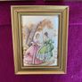 3 Miniature Vintage Framed Silk Print (from C. P. Productions N. I.) Image 4