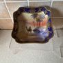 Antique 1920's Handpainted Desert scene with Colbalt blue edging & 24ct gold gilding Image 7