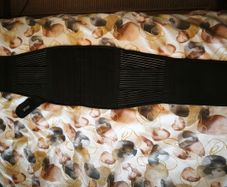 Lumbar Back Brace with Splints Postural Support Adjustable