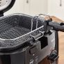 2.5 Litre Deep Fat Fryer with Viewing Window, Adjustable temperature controls, Easy Clean, 1800 W, Black Image 5