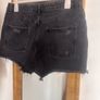 Black denim shorts size 14 Image 2
