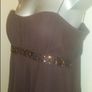 S.L. Fashion stunning brown midi dress size UK14 EU42 Postage included Image 5