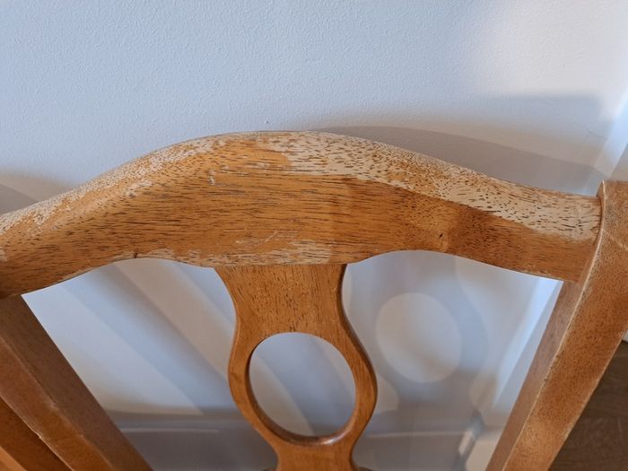 4 x Malaysian oak chairs
