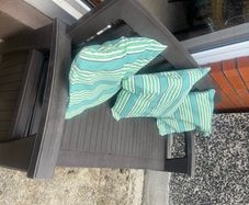 Two Garden Storage Benches