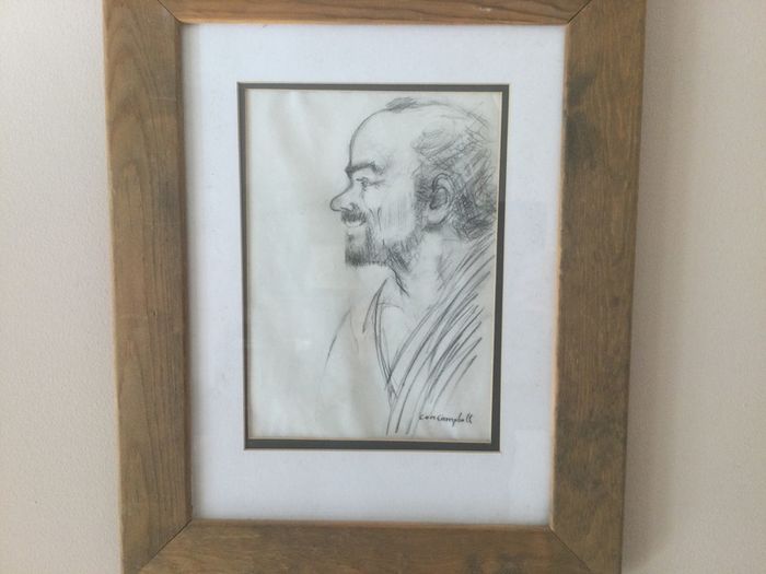 Art - Original Con Campbell , Pencil on Paper. ( Reduced )