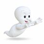 Casper Ghost Through the Window - 3D - Halloween Decor Image 2