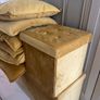 Velvet ottoman storage boxes Image 8