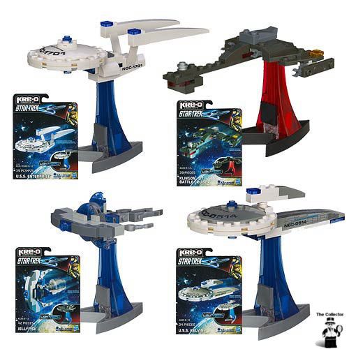 Kre-o Star Trek Micro Build Ships Light Tech Set Of 4 New Sealed