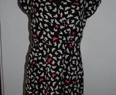 Brand new Debenhams dress butterflies pattern size UK12 EU40 Postage included