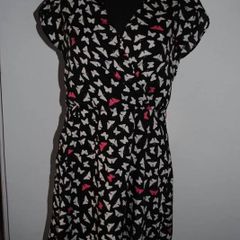Brand new Debenhams dress butterflies pattern size UK12 EU40 Postage included