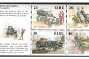 1989 Ireland Motoring Classics Commemorative Stamps Booklet Pane Mint Never Hinged (MNH). Hibernian HP32