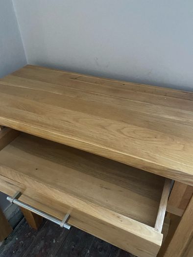 Solid Oak Console Table