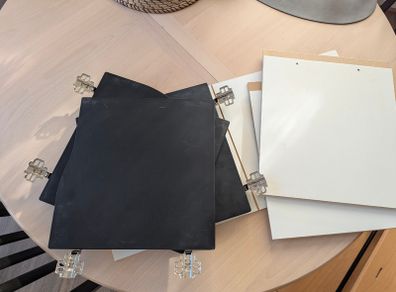 3 doors for IKEA Kallax, white marker writable