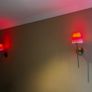 2 Brass Wall Lamps with Colour-Changing Rechargeable Bulbs (No Wiring Needed) Image 9