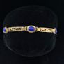 14ct Gold Lapis Lazuli Bracelet Image 3